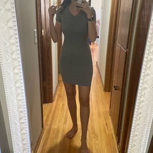 Gray tshirt dress